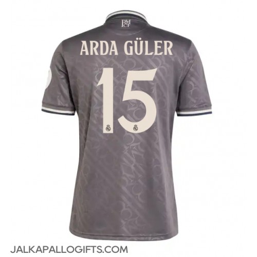 Real Madrid Arda Guler #15 Kolmaspaita 2024-25 Lyhythihainen